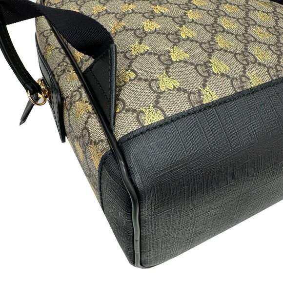 GUCCI Beige Coated Canvas Backpack - Picture 8 of 10